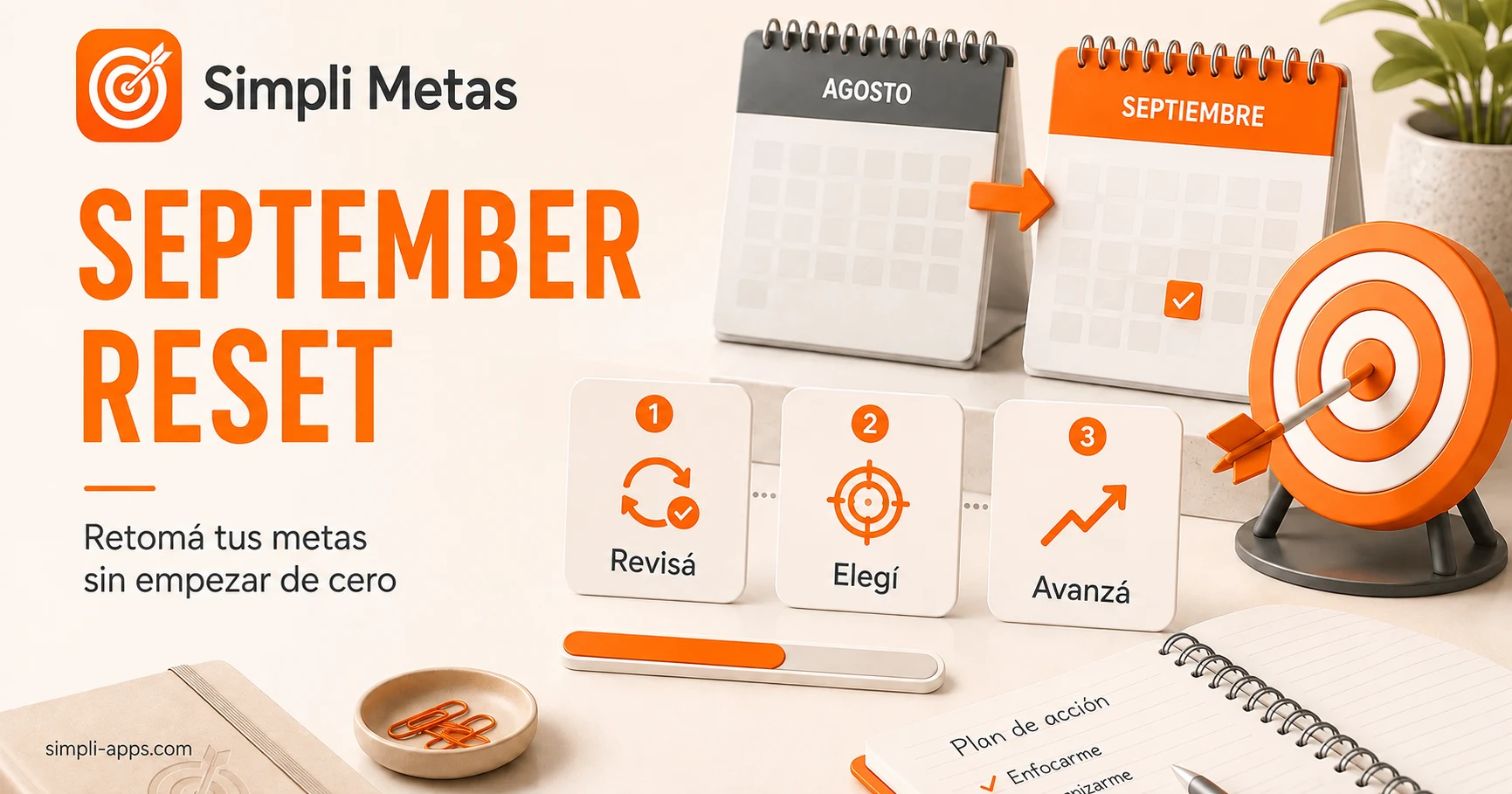 September Reset: retomá tus metas sin empezar de cero